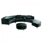 Aria Circular Sectional Black