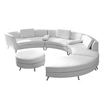 Aria Circular Sectional White